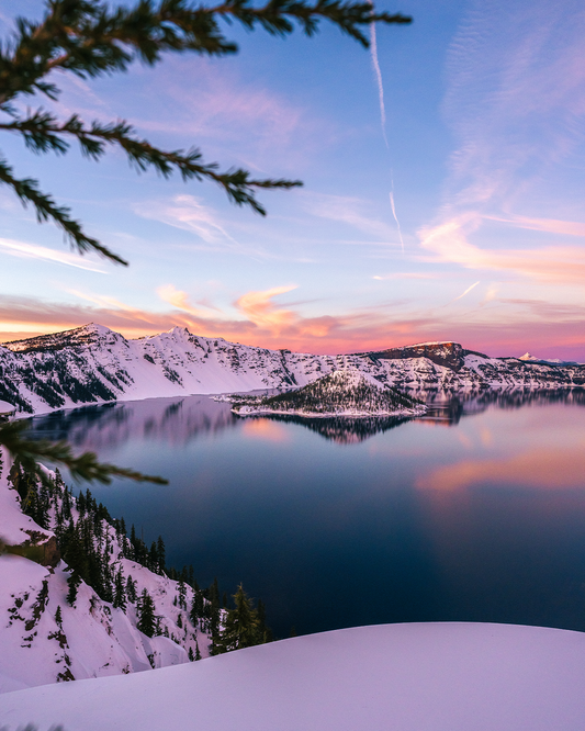 Crater Lake Sunset