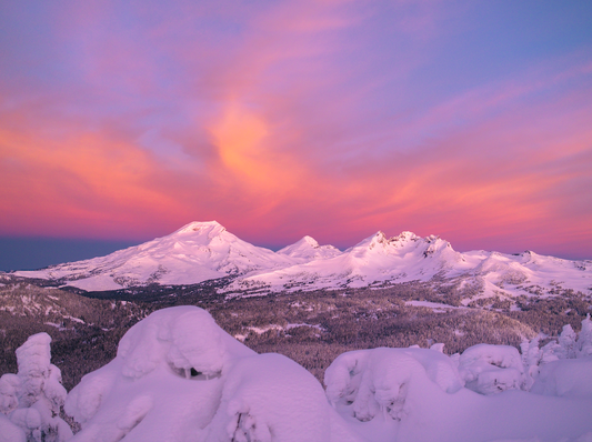 Three Sisters at Sunrise
